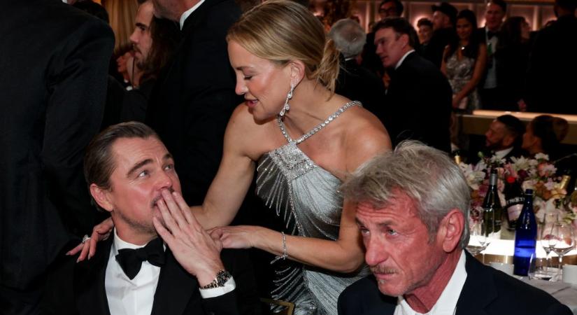 Golden Globe 2026: Leonardo DiCapriót pont vette a kamera, mikor valakinek furcsa dolgokat üzent