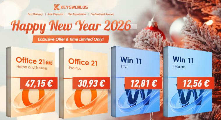 Olcsó Windows 11 és Office 2021 licencek indítják a 2026-os évet