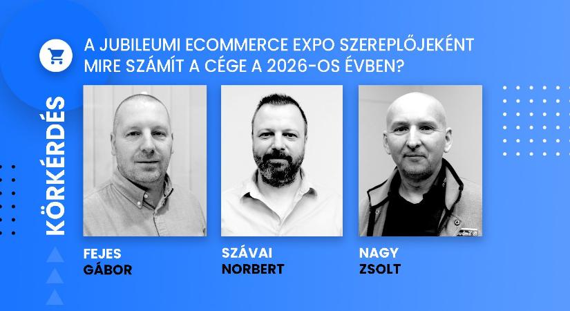 Körkérdés: A jubileumi Ecommerce Expo szereplőjeként mire számít a cége a 2026-os évben?