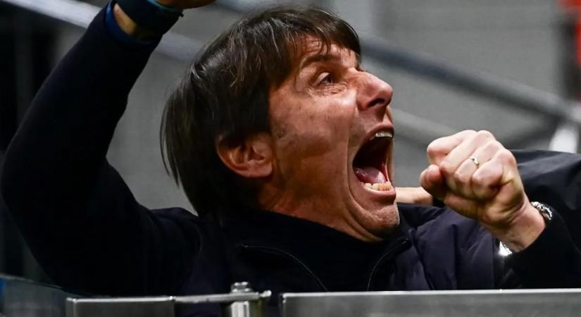 Antonio Conte teljesen megőrült: kiállították a dühöngő edzőt