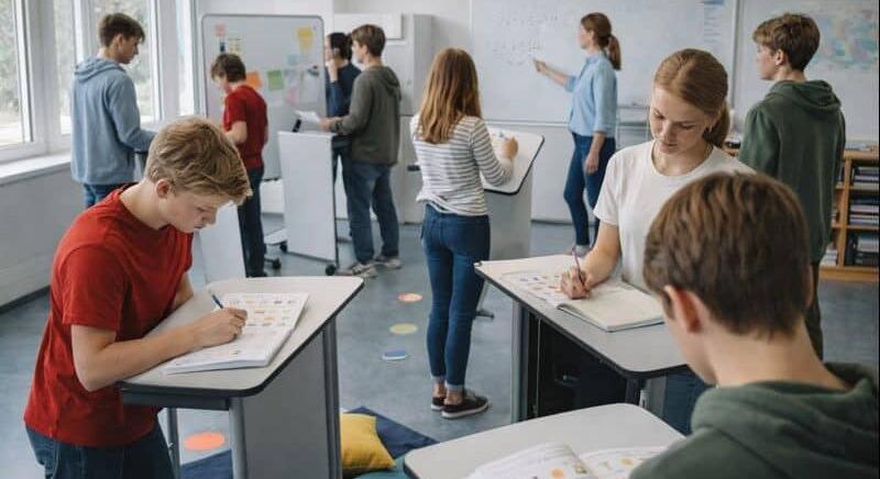 A suli, ahol nincs szék – tehát mindenki gyorsabban tanul