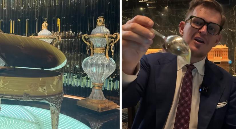 Makaói luxus: 185 ezer forintot fizetett a vacsoráért a Cápák között befektetője – Varga Sándornak mégis a krumplipüré volt a csúcs