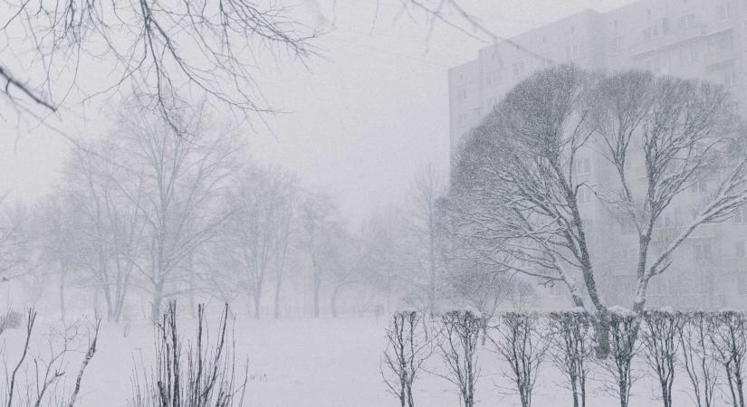 Kemény fagy, havazás, jegesedés – Mínusz 19 fok lesz