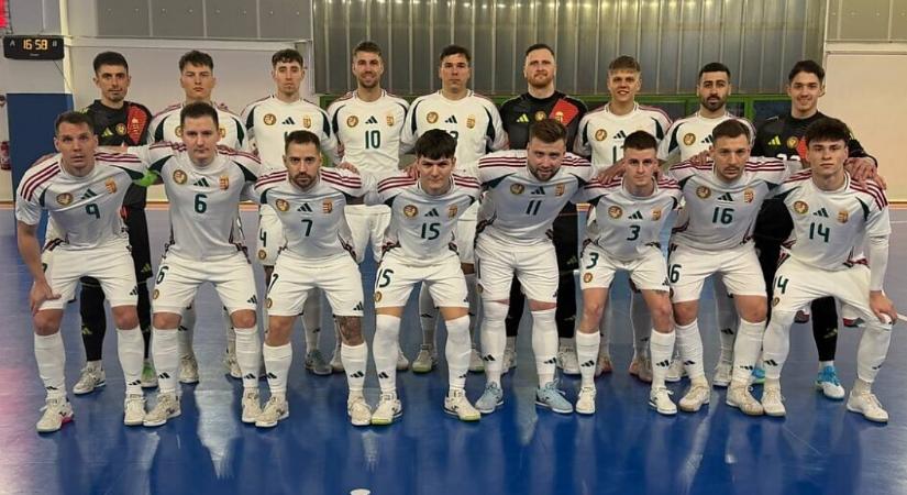 Háromgólos vereséget szenvedett a hajdú-bihari futsalosokkal felálló válogatott