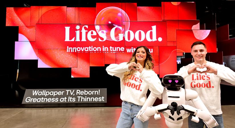 Az LG a gyakorlatban mutatja be a „gondoskodó intelligenciát” a CES 2026 kiállításon