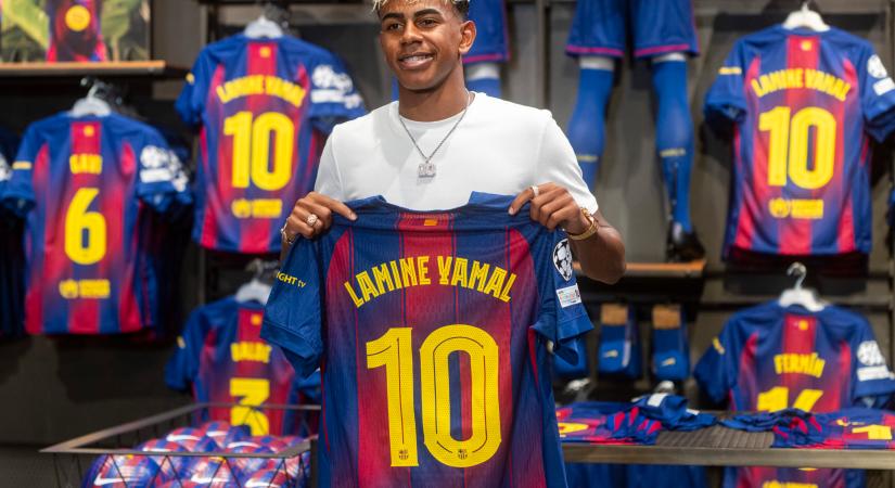 Nem meglepő, hogy kinek a meze volt a legkelendőbb 2025-ben