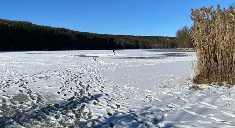 Veszély a Hársas-tónál: a polgármester is figyelmeztet