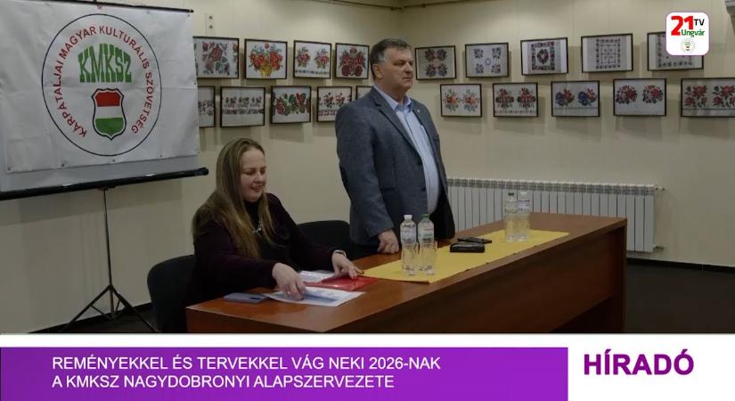 Reményekkel és tervekkel vág neki 2026-nak a KMKSZ Nagydobronyi Alapszervezete (videó)