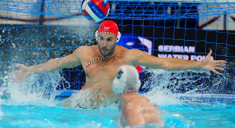 Magabiztosan nyerte a csoportrangadót az Eb-n a magyar férfi pólóválogatott