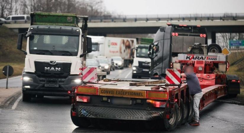 Érkezik az ónos eső, több szakaszon kamionstop lép életbe Győr-Moson-Sopronban