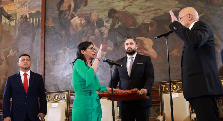 Nemzetközileg körözik Venezuela új elnökét, Delcy Rodriguez vagyonát az EU is befagyasztotta