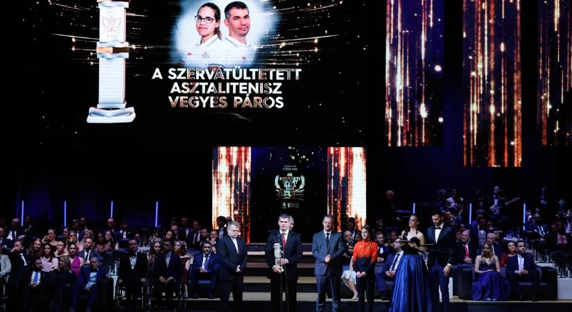Nemzeti Sport Gála: a szervátültetett asztalitenisz vegyes páros lett az év fogyatékos csapata