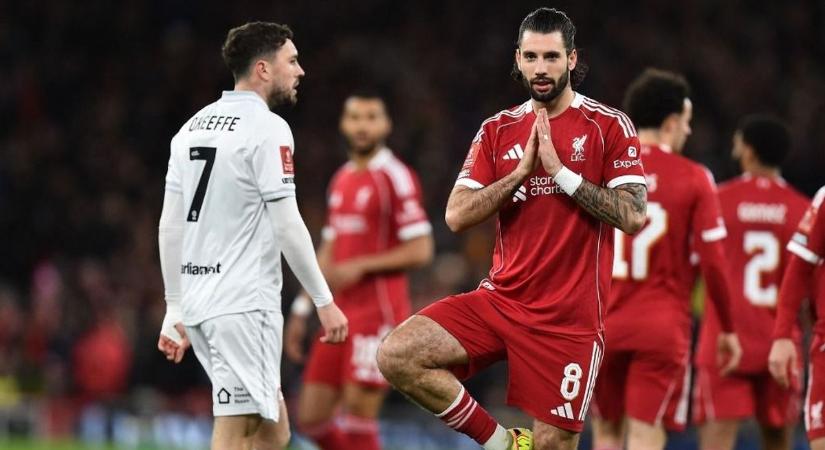 Szoboszlai volt a főszereplő Liverpoolban: bombagól után olyan kapitális hibát ejtett, amilyet még sosem láttunk tőle (VIDEÓ)