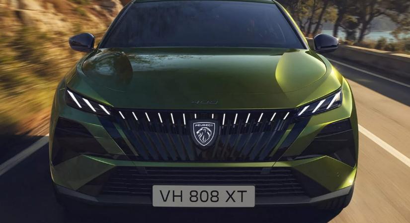 Látványos arccal debütált a legújabb Peugeot 408