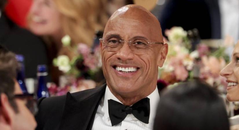 Dwayne Johnson ritkán látott felesége szépségén ámulunk: Lauren arany estélyiben tündökölt a Golden Globe-gálán