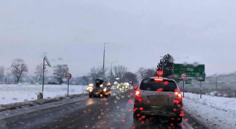 Megérkezett az ónos eső Győr-Moson-Sopronba, csúsznak az utak - cikkünk frissül!