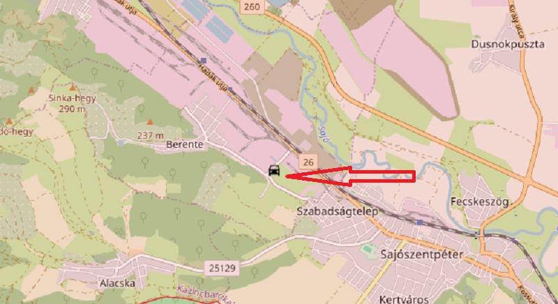 Mentők a berentei balesetnél