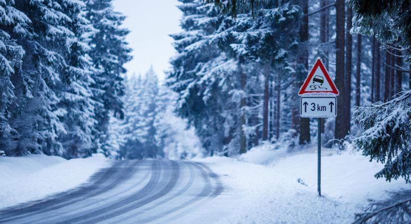 Ónos eső jön, rendkívül csúszós utak várnak ma ránk