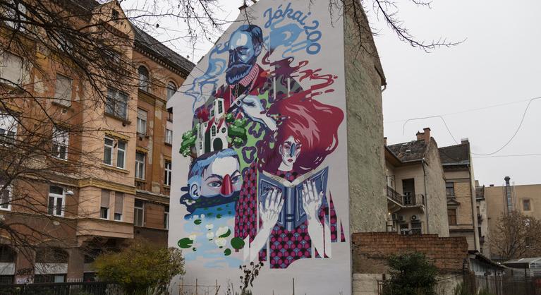 Újrafestették az erzsébetvárosi városképet