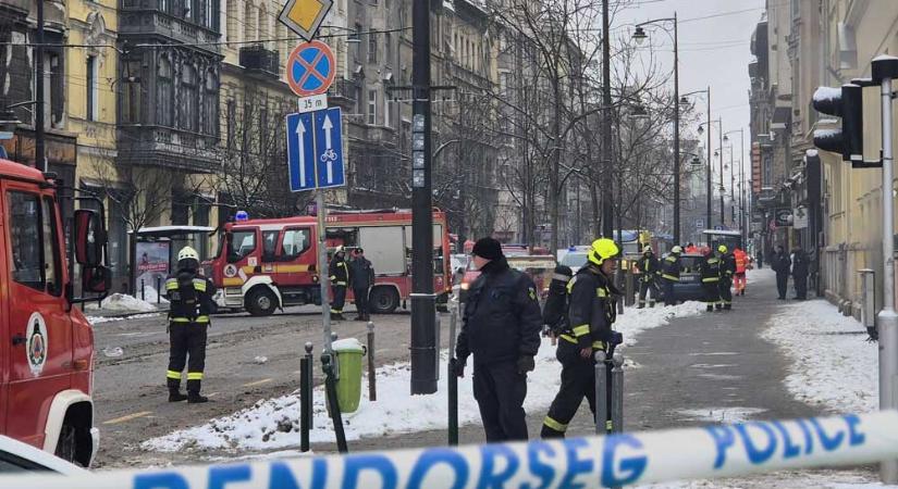 Tűz ütött ki a Fazekas Mihály Gimnáziumban, kiürítették az épületet