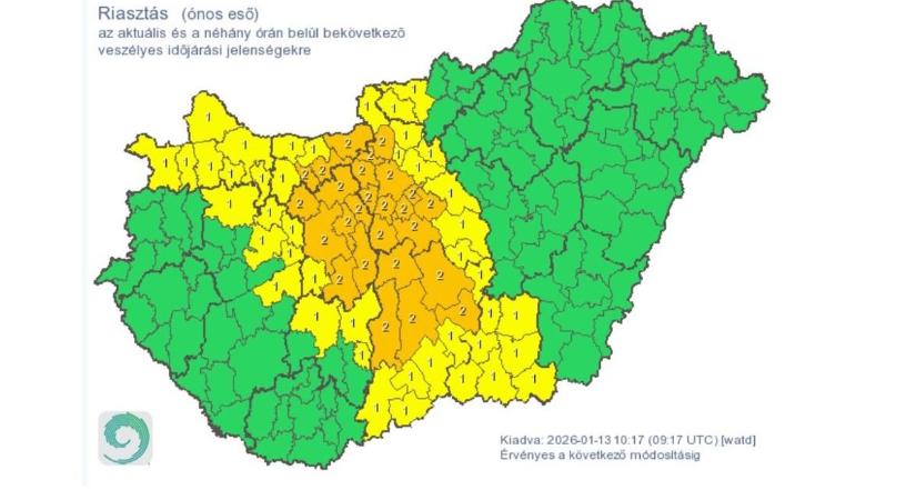 Kiderült, meddig marad az ónos eső Fejér vármegyében!