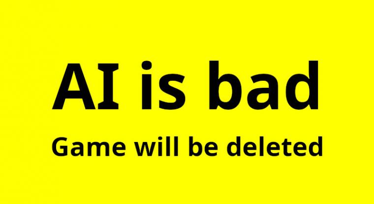 Egy indie játékfejlesztő becsajozott, rájött, hogy az AI rossz, és most törli a játékát