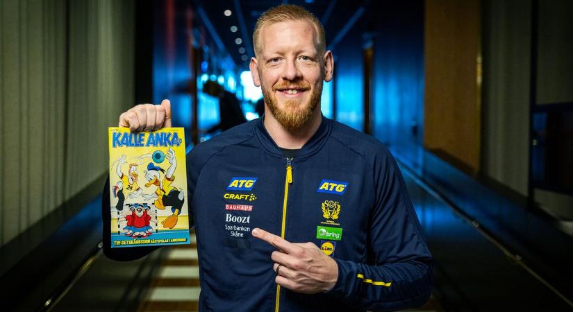 A Pick Szeged kézilabdázója képregényhős lett Svédországban