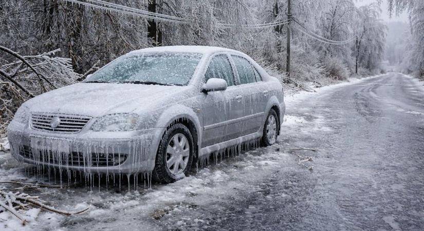 Ónos eső után csúszós utak Fejér vármegyében – vezessenek óvatosan!