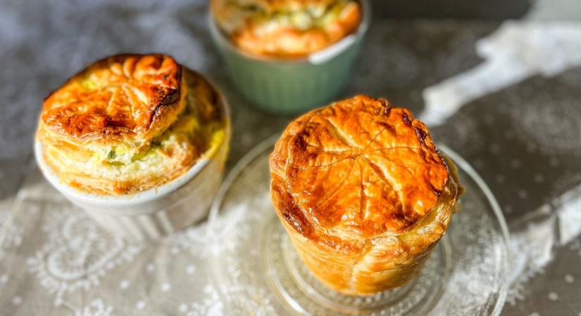 Spenótos túrós pite