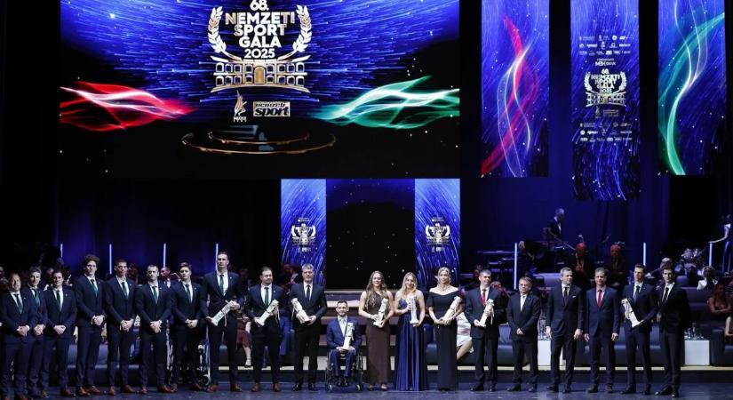 A 68. Nemzeti Sport Gála díjazottjai az Operaházban