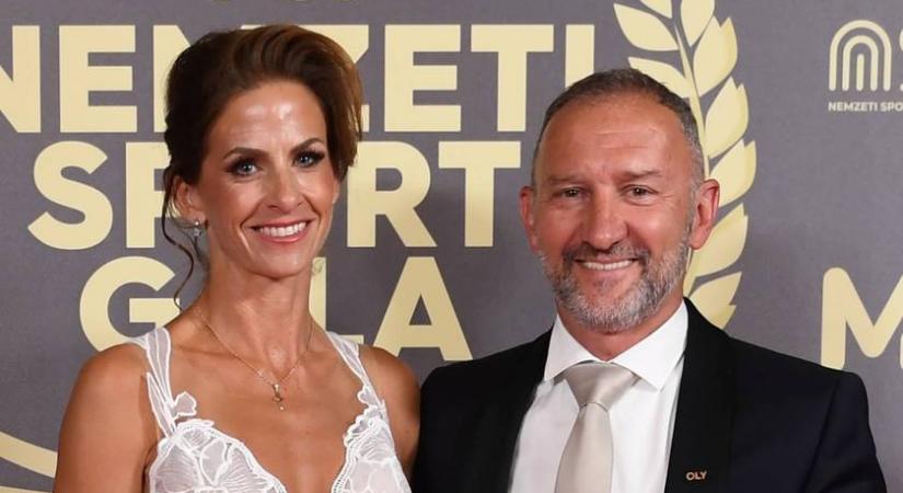 Kokó felesége hófehér estélyiben királynőként tündökölt: Az Év Sportolója Gálán minden szem rászegeződött