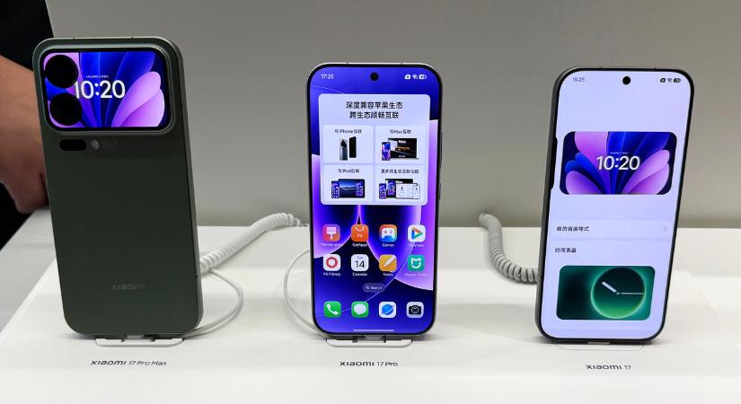 Fluktuáció a Xiaomi 17 család tagjainak számában