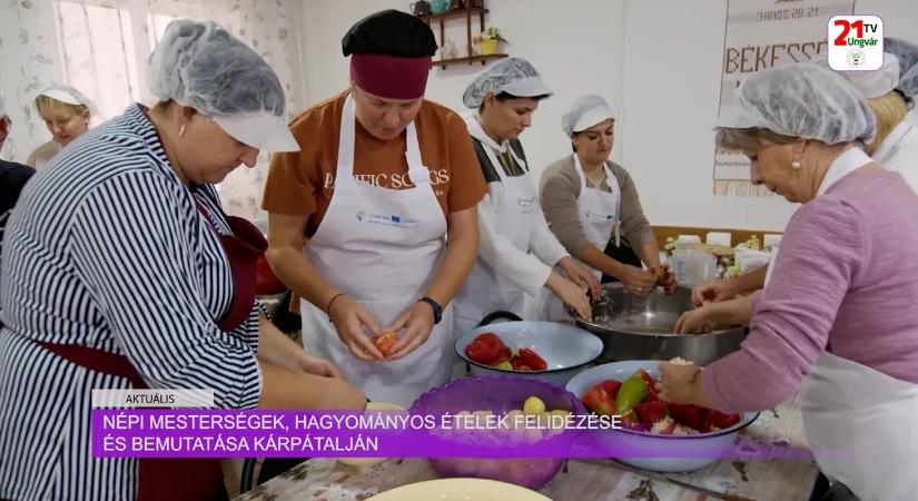 Aktuális (2026.01.13) - Népi mesterségek, hagyományos ételek felidézése és bemutatása Kárpátalján (videó)