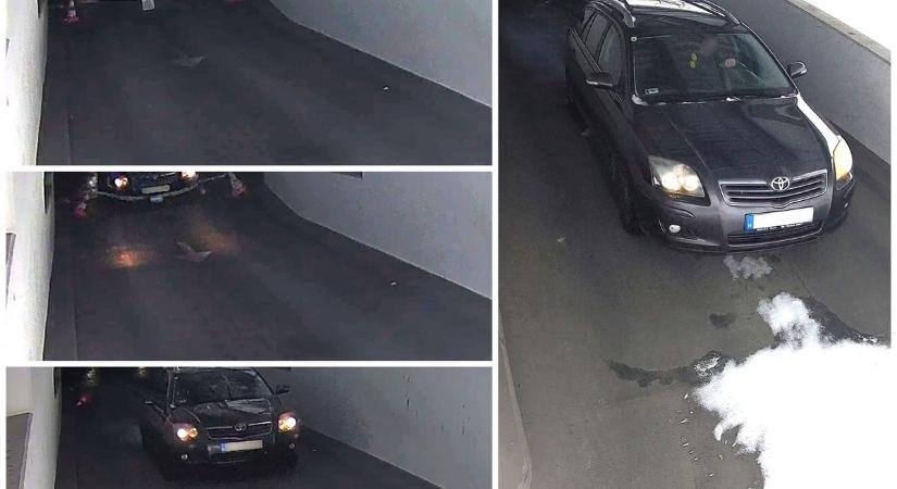 A tiltás ellenére is felhajtanak az autósok a győri parkolók felső szintjére