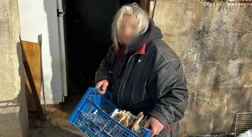 Szívszorító: nem tudott fűteni az idős asszony, a rendőrök segítettek!