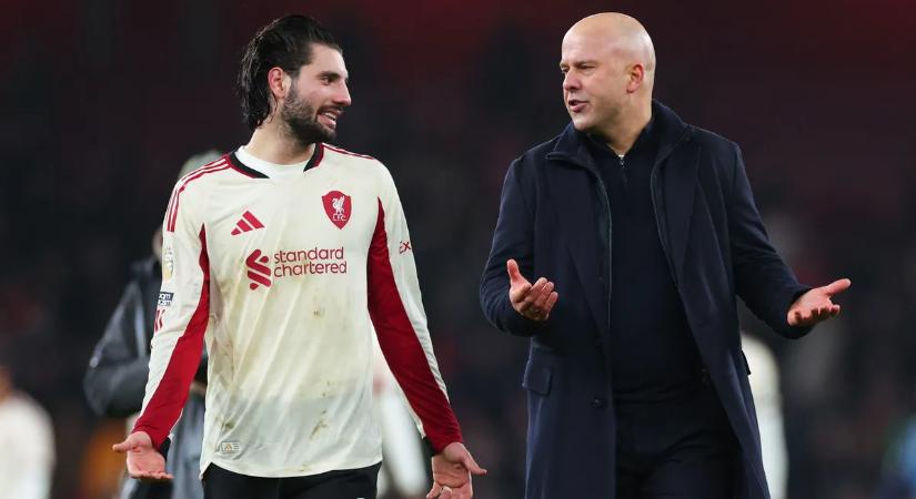 "Megvan róla a véleményem"- Arne Slot fejmosást ígér Szoboszlai Dominiknek