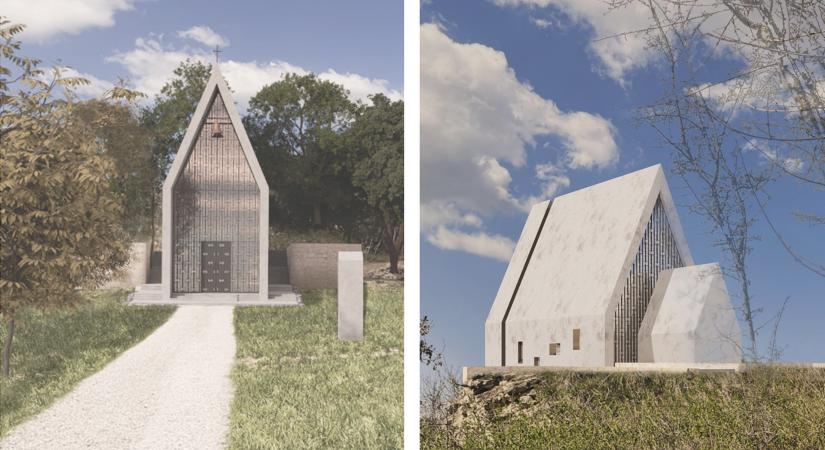 Kápolna Pécselyen - Krizsán András DLA megvételben részesült pályaműve