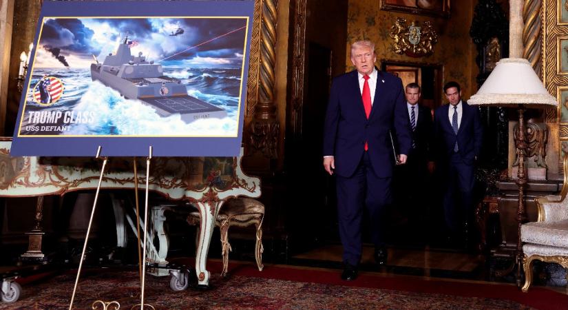 Kaiser Ferenc Donald Trump gigantikus Aranyflottájáról: félelmetes fegyverzettel rendelkező hadihajók lesznek