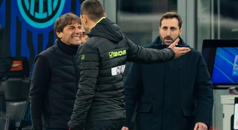 Eltiltást kapott Conte az Inter elleni meccsen történt kiállítása miatt