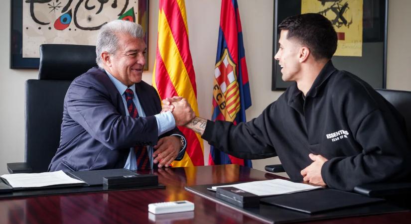 Bejelentették Barcelonában Joao Cancelo visszatérését – hivatalos