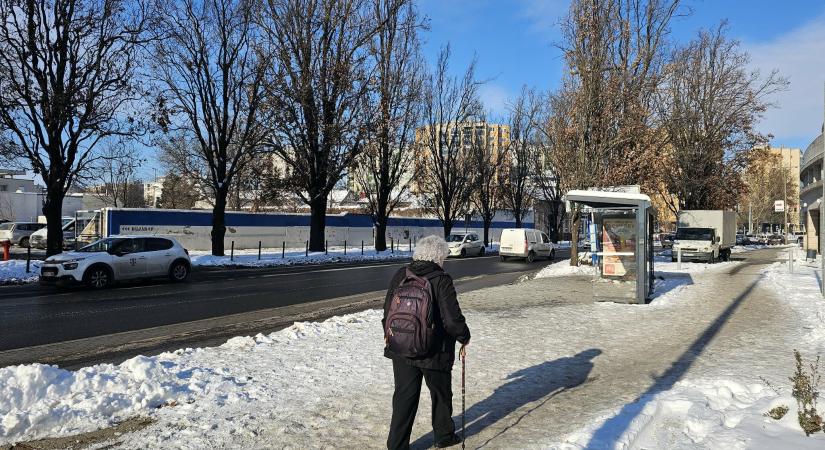 Síktalanítás Debrecenben: 940 tonna szóróanyag fogyott