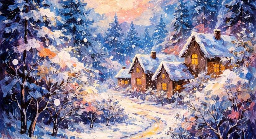 A tél legszebb arcát a havazás mutatja be