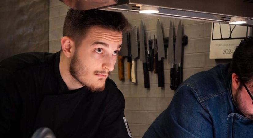 Fiatal vajdasági a szakács egy budapesti Michelin-ajánlott étteremben