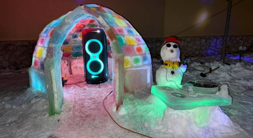 Makláron kimaxolták a havat  fotók