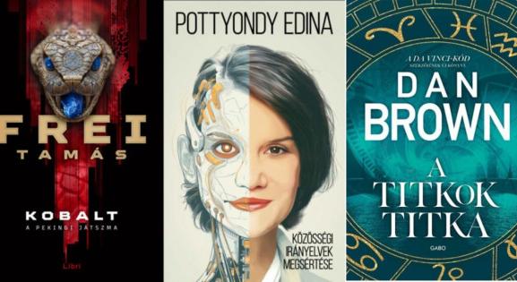 Pottyondy Edina, Frei Tamás és Dan Brown vezették decemberben a Bookline eladási listáját