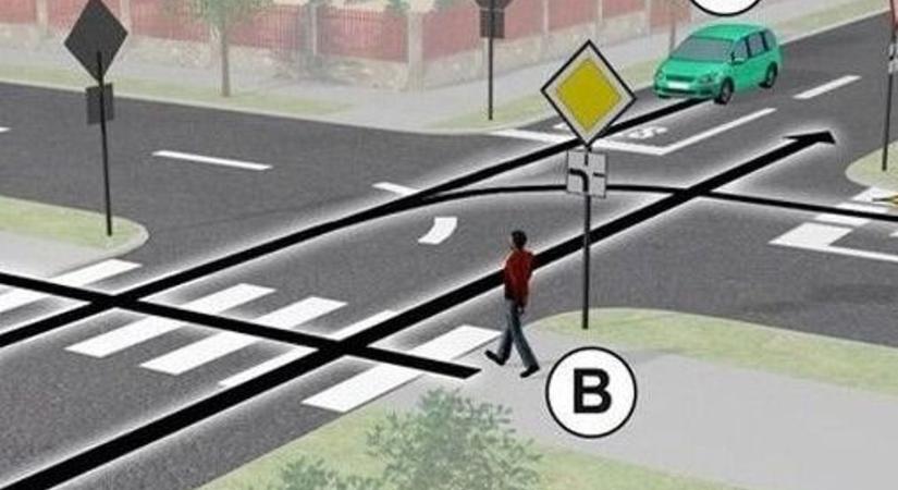 KRESZ‑feladvány: ez az ábra még a rutinos sofőröket is próbára teszi - neked sikerül megoldani?
