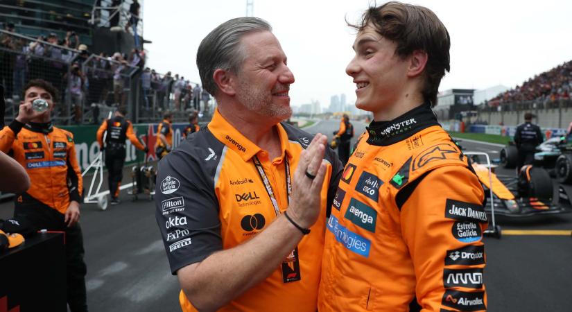 Zak Brown: Piastri csillaga tovább fog emelkedni a következő években