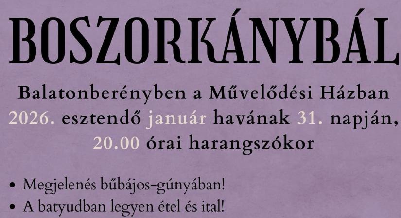 Boszorkánybál 2026 Balatonberény