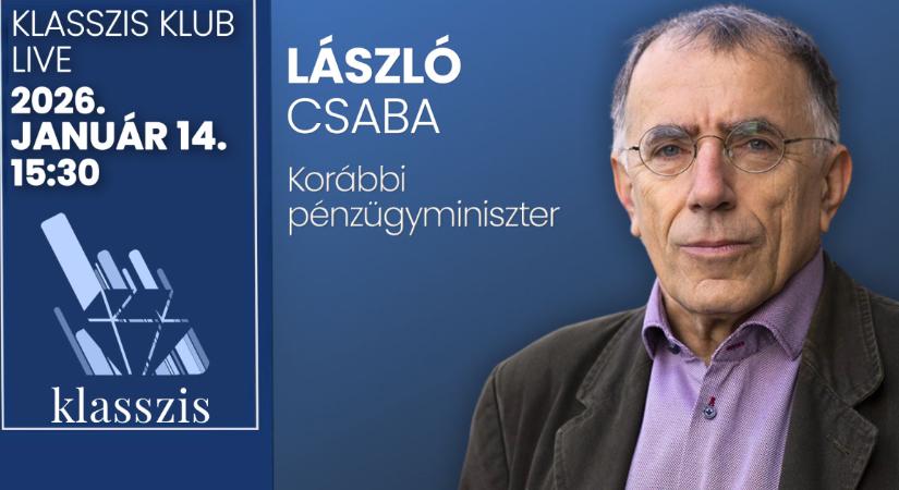 Élő beszélgetés László Csabával – a Klasszis Klub Live-ban