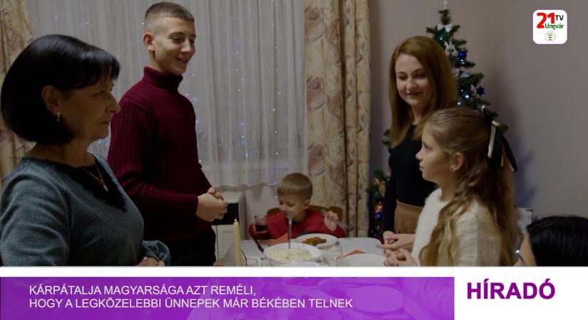 Kárpátalja magyarsága azt reméli, hogy a legközelebbi ünnepek már békében telnek (videó)